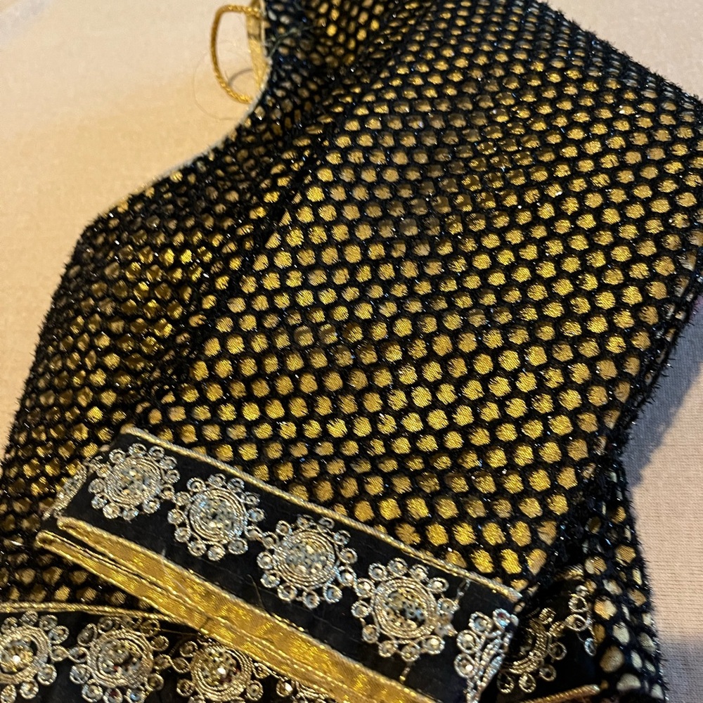 Beautiful black and golden blouse